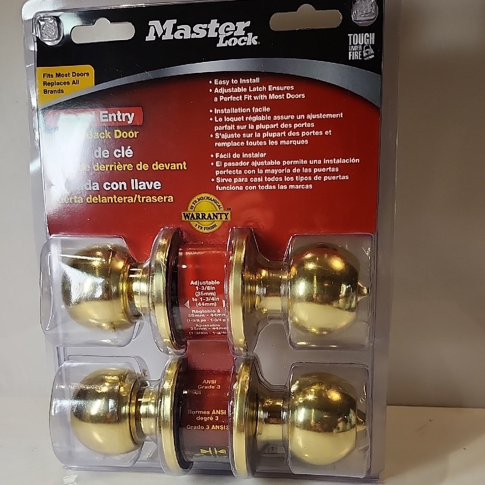 Gold Door Knob Set